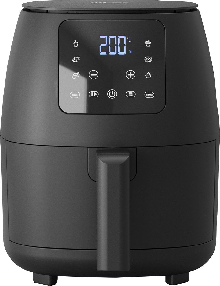 Tristar Mini Digitale Airfryer FR-9015 - Heteluchtfriteuse Compact - Olievrij - 6 kookprogramma's - Antiaanbaklaag - Regelbare thermostaat - 2 liter - 1500W