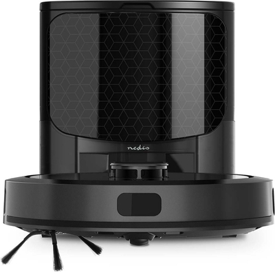 Nedis SmartLife Robotstofzuiger - Laser navigatie - Wi-Fi - Capaciteit opvangreservoir: 0.6 l - Automatisch opladen - Maximale gebruiksduur: 3 uur - Zwart - Android / IOS