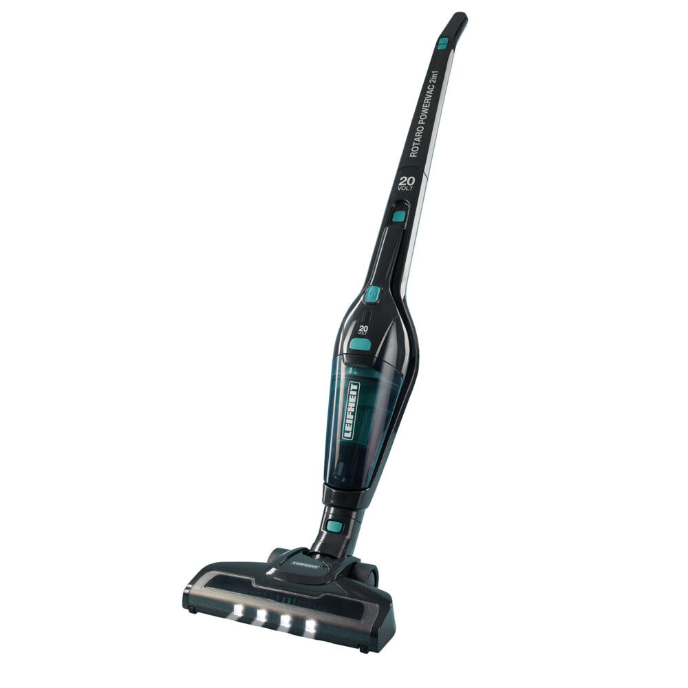 Leifheit Rotaro Powervac 2in1 steelstofzuiger - met kruimelzuiger - 20V