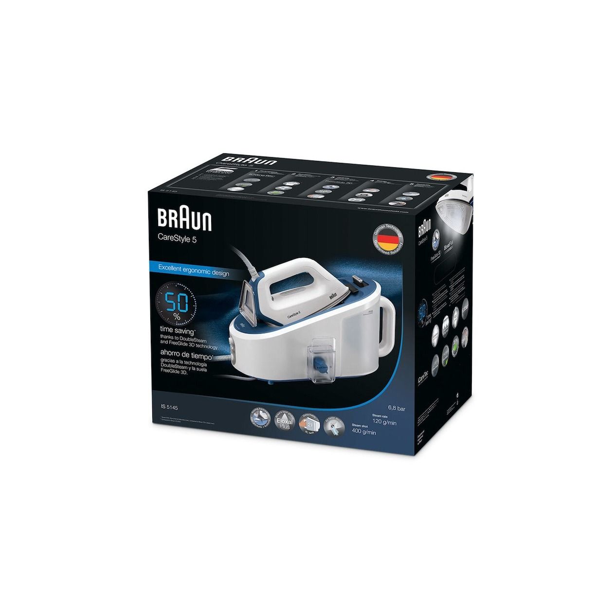 Braun CareStyle 5 IS5145WH - Stoomgenerator - Blauw