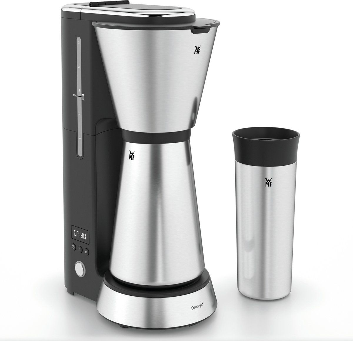 WMF KITCHENminis - Koffiezetapparaat - Thermoskan - Zwart/RVS