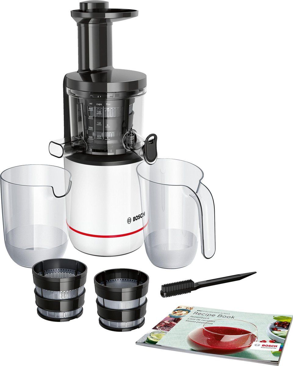 Bosch MESM500W VitaExctract - Slowjuicer - Zwart Wit