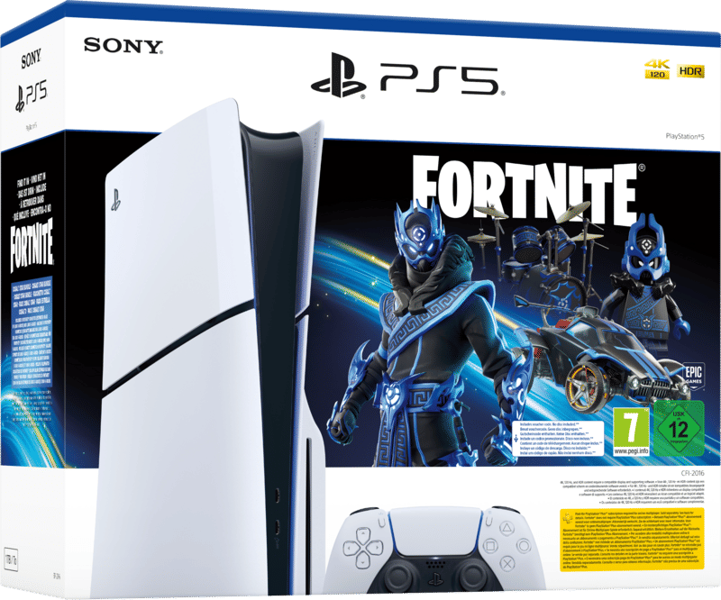 Sony PlayStation 5 Console Slim + Fortnite Cobalt Star Bundel