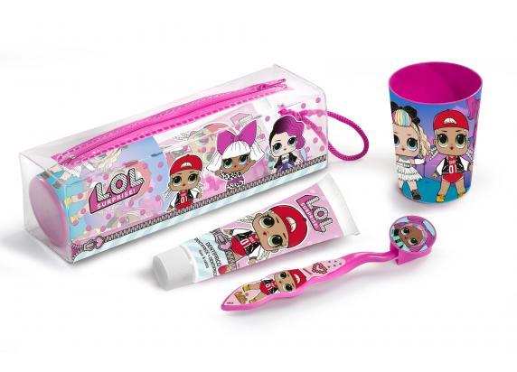 - L.O.L. (Lil Outrageous Littles) L.O.L. Surprise toilettasje met tandenonderhoudset