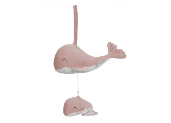 Little Dutch Muziekdoosje Walvis Oceaan roze