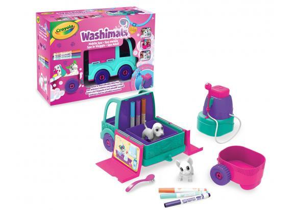 Crayola - Washimals Washimals Spa Speelgoedauto Set