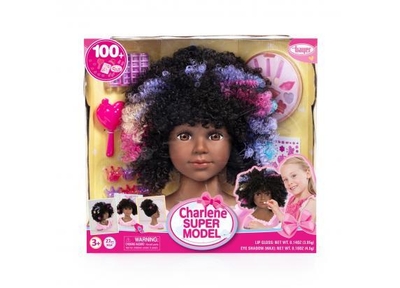 Bayer Design - Charlene Super Model Kaphoofd - make-up - haaraccessoires