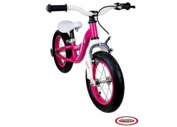 Funbee loopfiets met rem en opblaasbanden