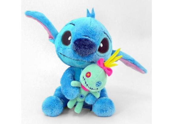 Simba Toys Stitch met Scrump - Knuffel 25 cm - Lilo & Stitch Knuffel