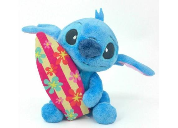 Disney Disney Stitch met surfplank 25cm