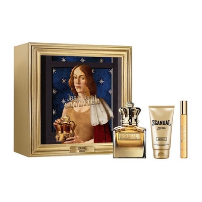 Jean Paul Gaultier Scandal Pour Homme Absolu Le Parfum 100 ml 3-Piece Gift Set + All-Over Shower Gel 75 ml + Travel Spray EDP 10 ml