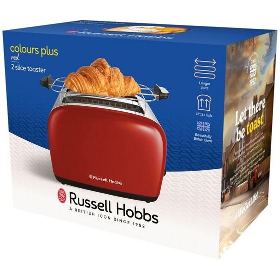 Russell Hobbs Colours Plus Broodrooster - Rood - 26554-56