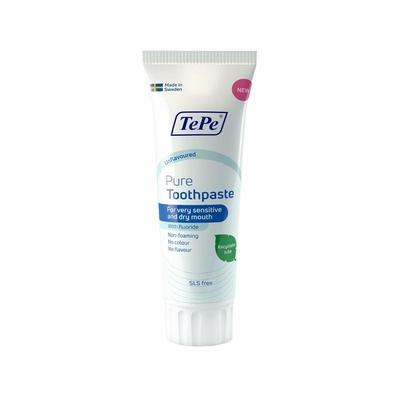 TePe Pure Tandpasta Smaakloos 1 stuk 75ml