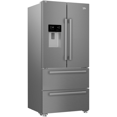 Beko GNE60542DXPN Amerikaanse koelkast Grijs