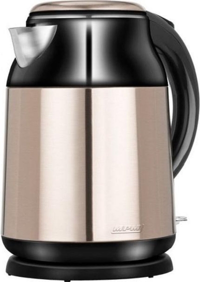 MPM - Waterkoker dubbelwandig 1,7L - RVS brons/zilver