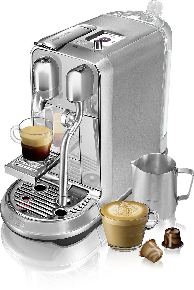 Nespresso Sage Creatista Plus - Koffiecupmachine - Stainless Steel