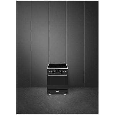 SMEG C6IMMBM2 Classici Esthetisch Fornuis met Inductiekookplaat - Zwart