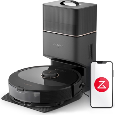 Roborock Q8 Max+ - Robotstofzuigers - Zwart - DuoRoller - Obstakel vermijden met Oplaad/afvalstation