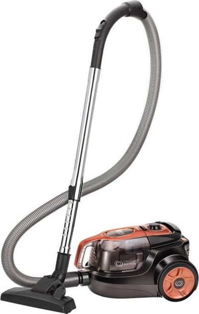 MPM - Stofzuiger zonder Zak - Zonder Stofzuigerzakken - 750W - 5-traps Filtersysteem - Oranje / Zwart