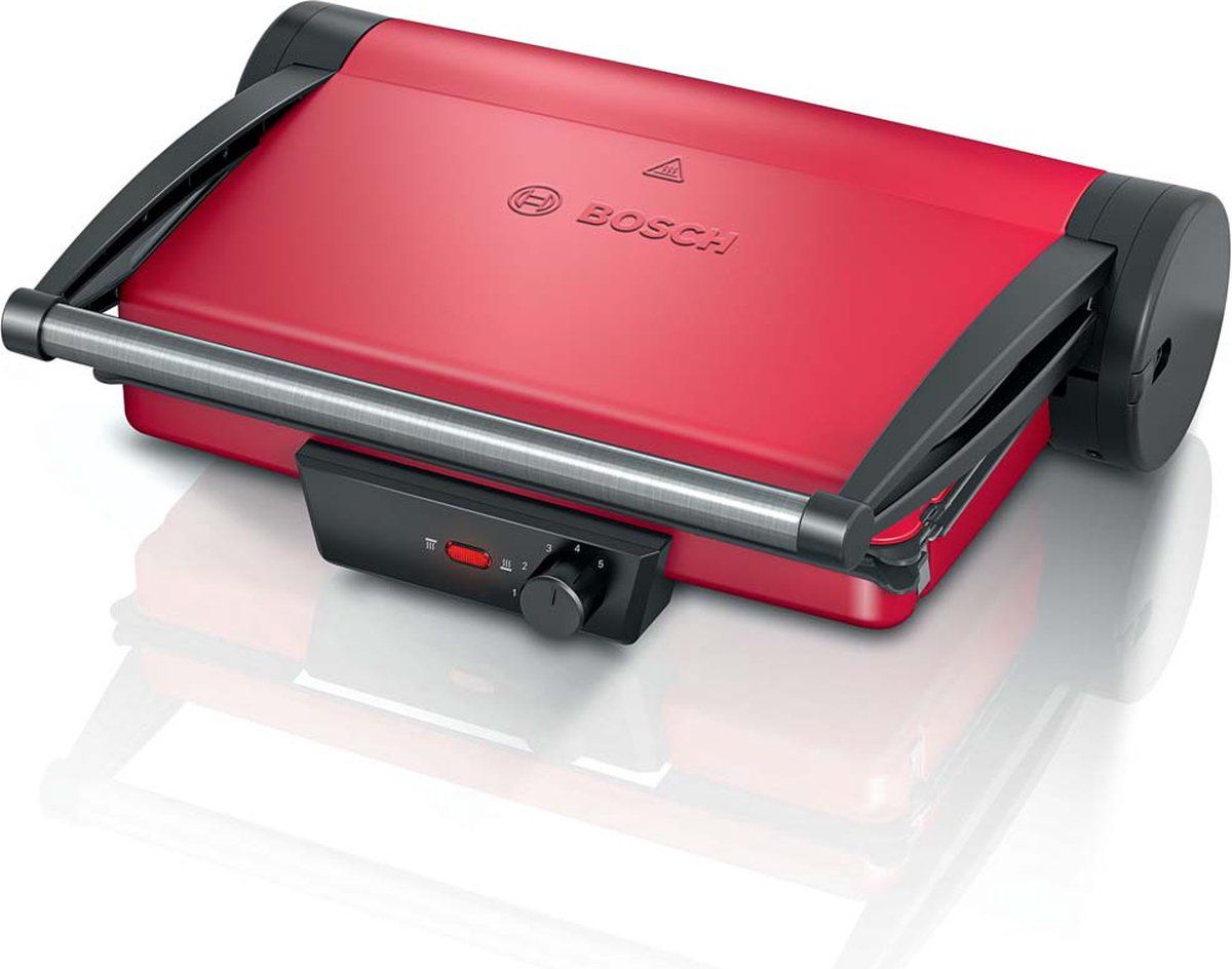 Bosch TCG4104 - Contactgrill Elektrisch - Zwart, Rood