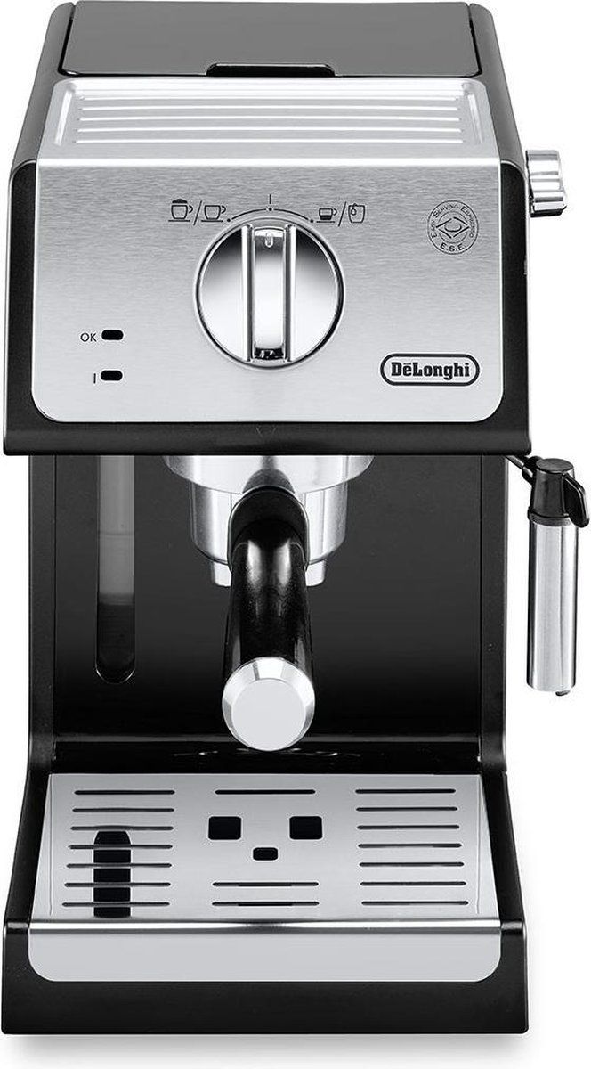 De'Longhi Autentica ECP33.21.BK Vrijstaand Half automatisch Espressomachine 1.1l Zwart koffiezetapparaat