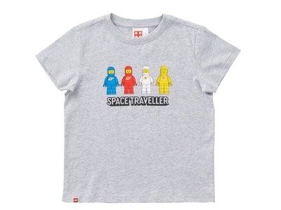LEGO Ruimtereizigers T-shirt met korte mouwen voor kinderen - grijs gemêleerd