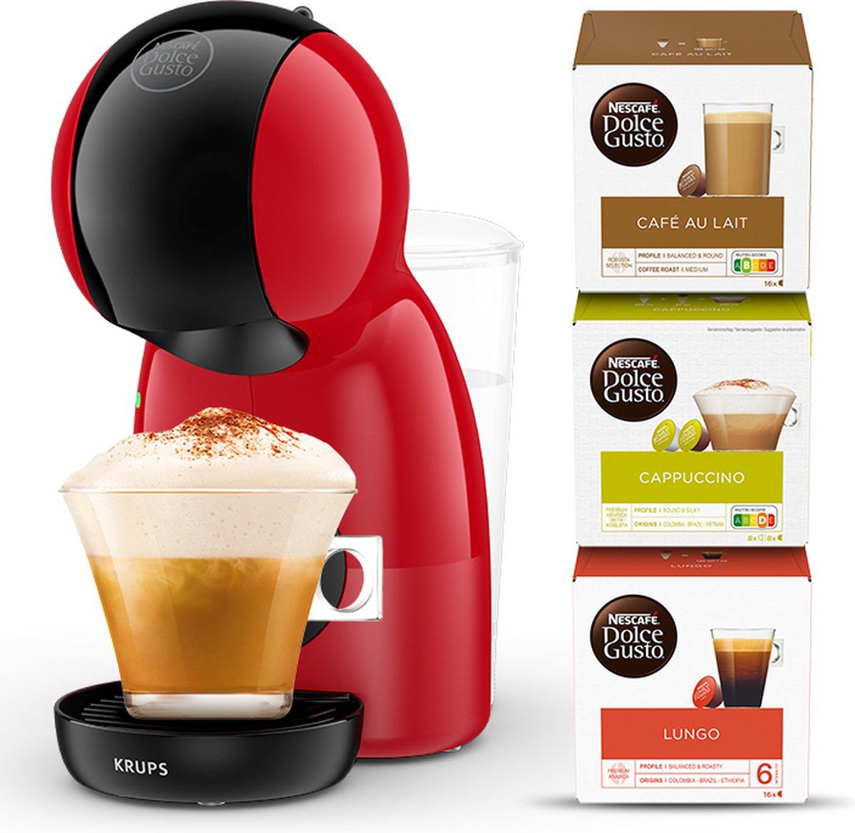 Krups Nescafé Dolce Gusto Piccolo XS - Rood