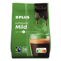 Plus Koffiepads mild Fairtrade - 36 stuks