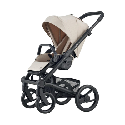 Mutsy Nio Kinderwagen - Black Frame - Cosmic Sand / Black