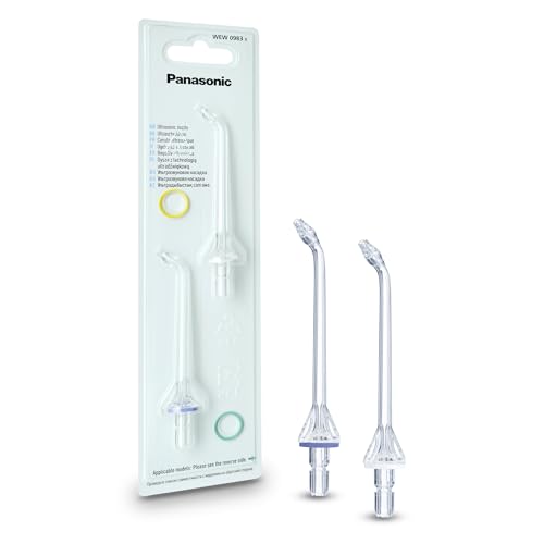 Panasonic WEW0983 Vervangend mondstuk voor EW1511, waterflosser, oplaadbare monddouche, ultrasone tandenreiniger en mondstuk (x2)