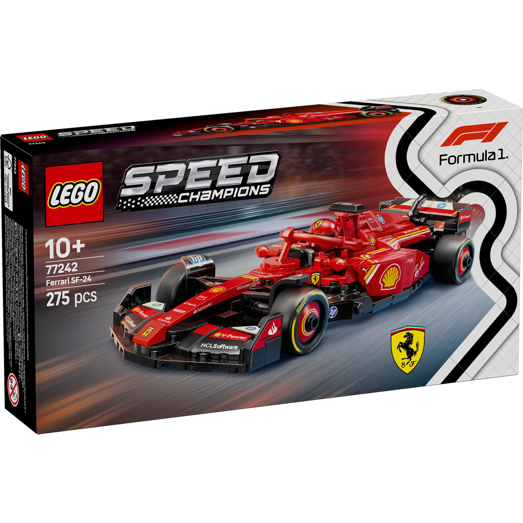 LEGO Speed Champions Ferrari SF-24 F1 Racewagen Set - 77242