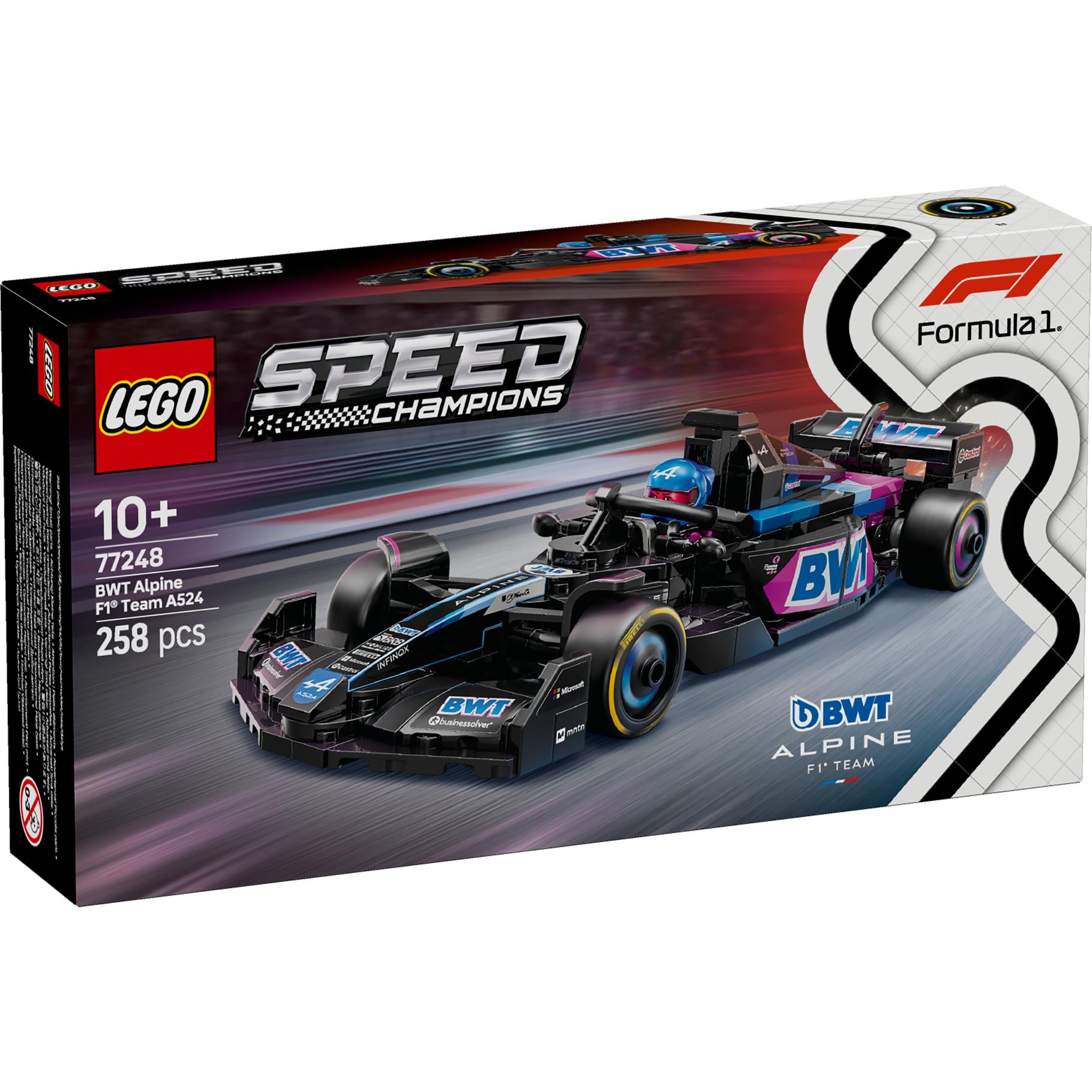 LEGO Speed Champions BWT Alpine F1 Team A524 racewagen Set 77248