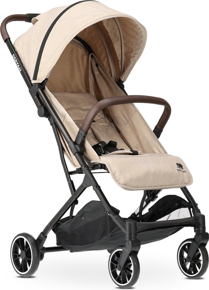 Deryan Rolo Luxe Lichtgewicht Buggy - Nougat