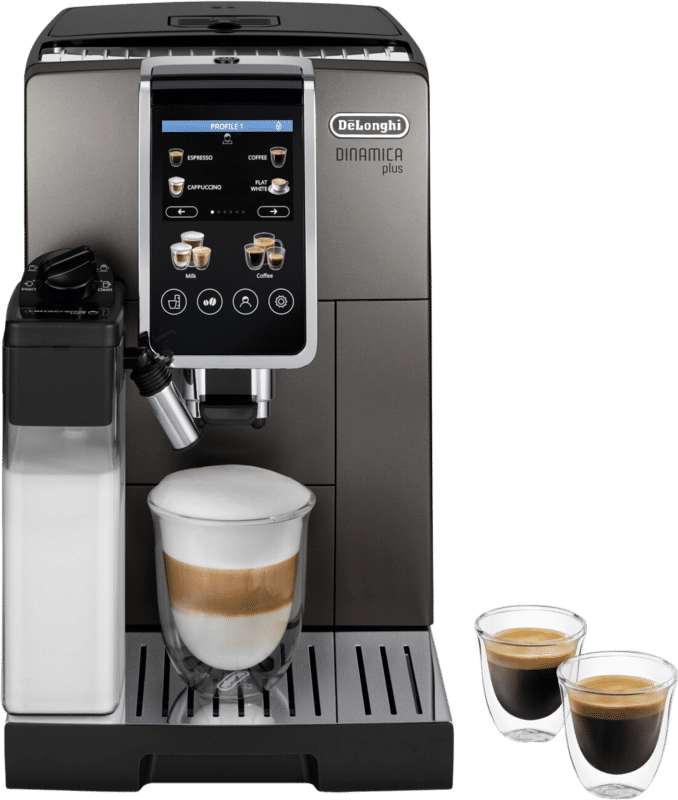 De'Longhi ECAM380.85.SB Dinamica Plus volautomatische espressomachine