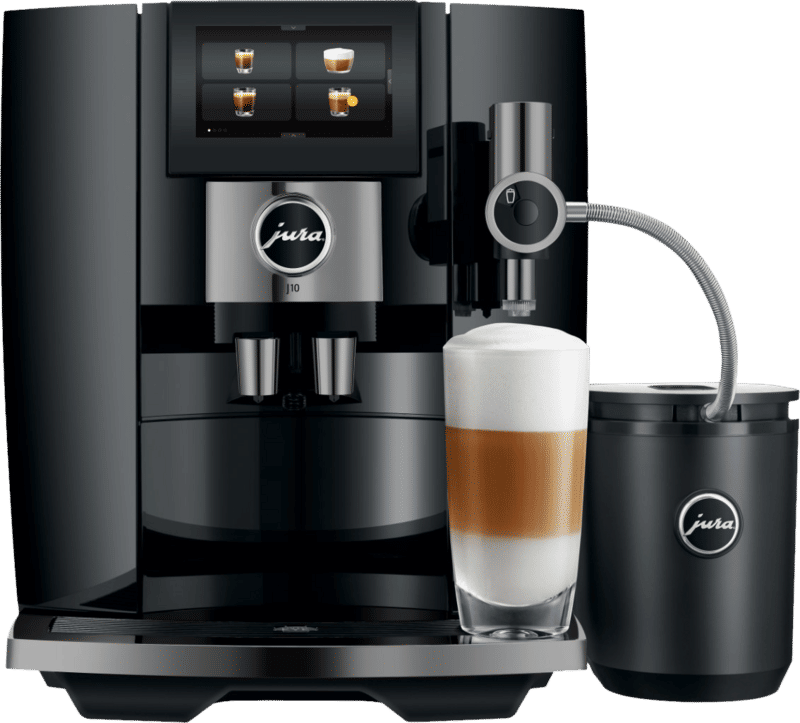 Jura J10 (EA) Volautomatische Espressomachine - Koffiemachine - Piano Black - Zwart