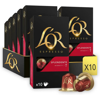 L'Or Espresso Splendente koffiecups 100 cups (0,23 p/s)