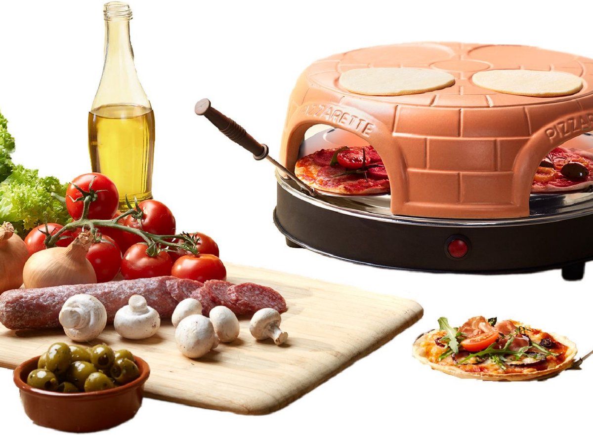 Emerio PO-115847.1 Pizzarette Pizzamaker Zwart