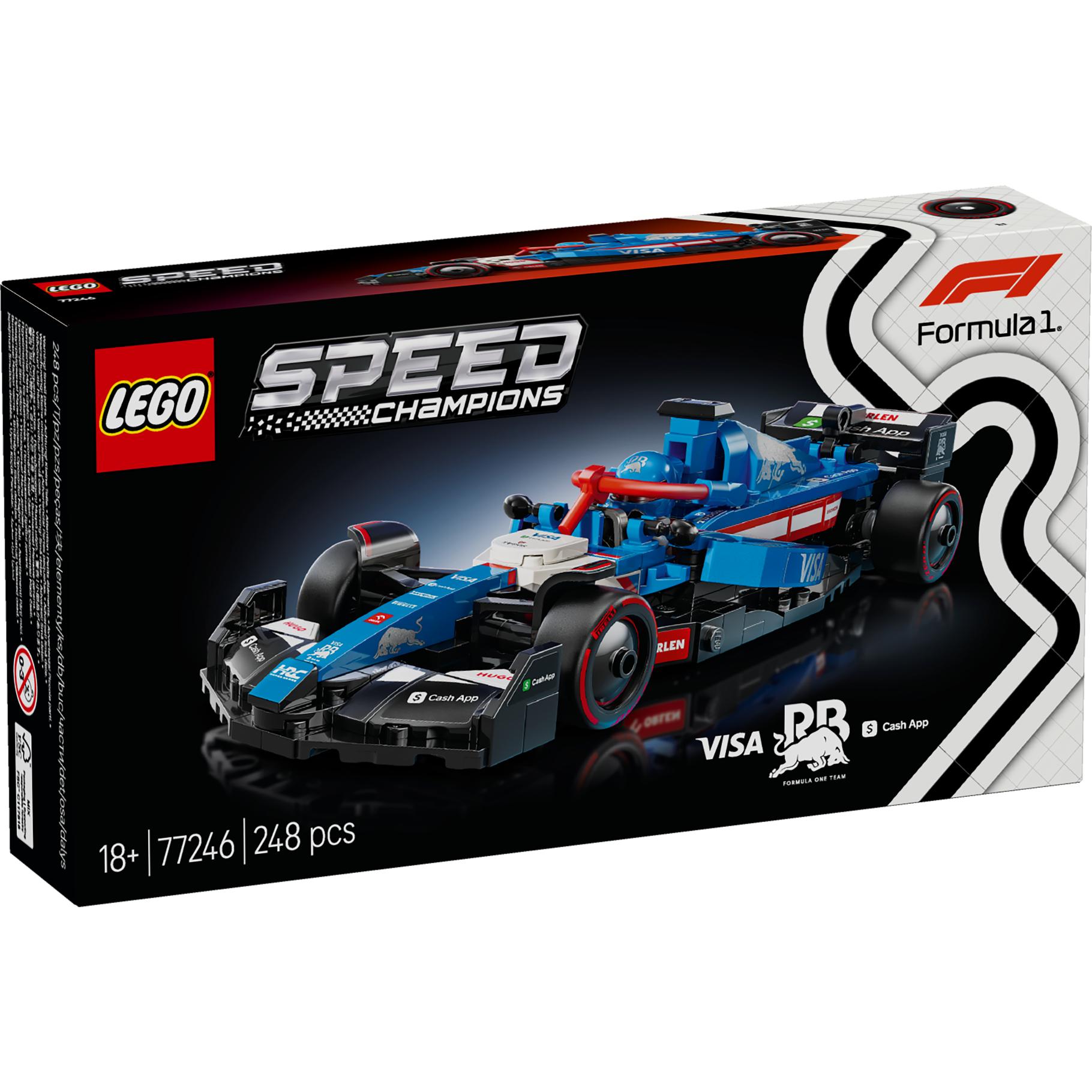 LEGO Speed Champions Visa Cash App RB VCARB 01 F1 racewagen Set - 77246