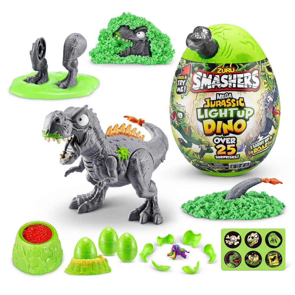 Zuru Smashers Mega Jurassic Light-Up Dino