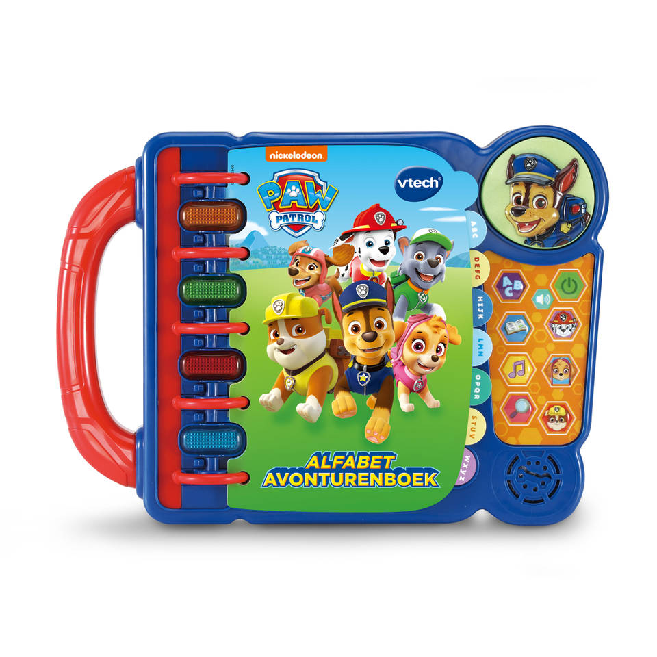 VTech PAW Patrol Alfabet Avonturenboek - Educatief Speelgoed - Interactief Boek voor Kinderen - Vanaf 3 Jaar tot 7 Jaar