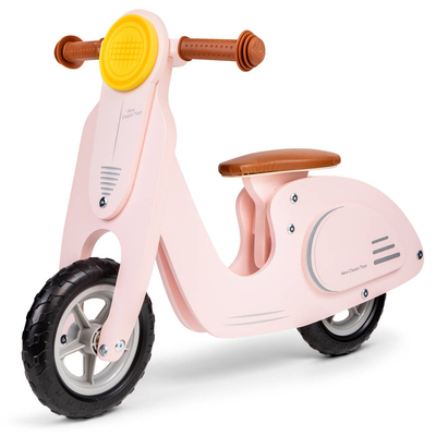 New Classic Toys Houten Loopfiets - Scooter - Roze - Zithoogte 33 centimeter