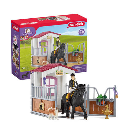 Schleich Horse Club Paardenbox met Horse Club Tori & Princess