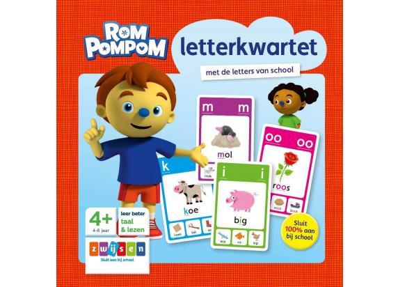 Zwijsen Rompompom Letterkwartet