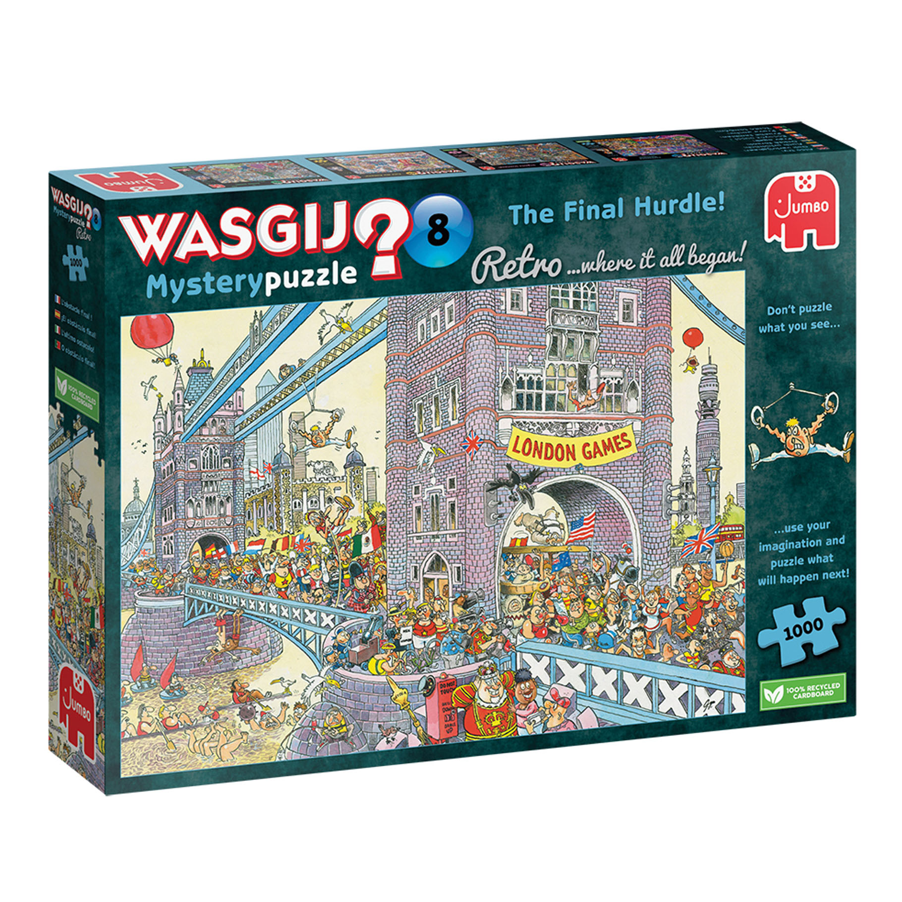 Wasgij Retro Mystery 8 - De Laatste Horde! - 1000 stukjes puzzel - Legpuzzel volwassenen