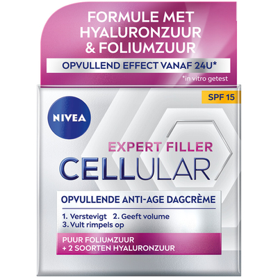 3x Nivea Cellular Filler Dagcrème Anti-Age SPF 15 50 ml