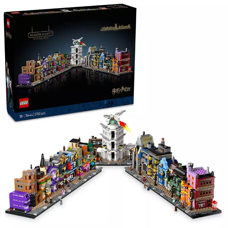 LEGO Harry Potter De Wegisweg™ tovenaarswinkels, tovenaarsset voor volwassenen 76444