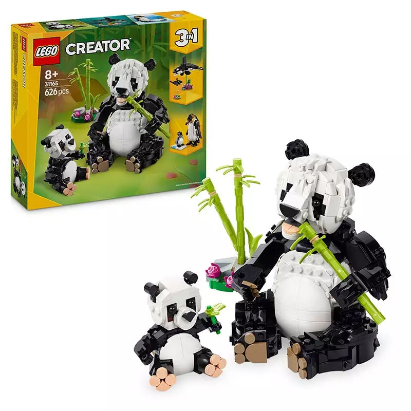 lego-creator-3in1-wilde-dieren-pandafamilie-speelset-31165