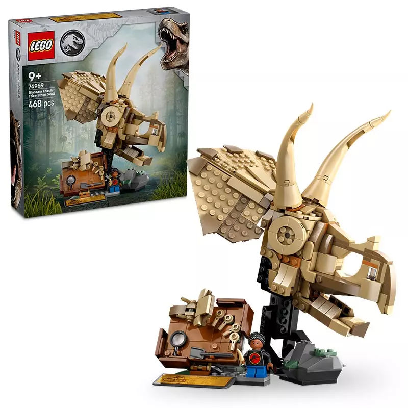 LEGO Jurassic World Dinosaurusfossielen: Triceratops schedel 76969