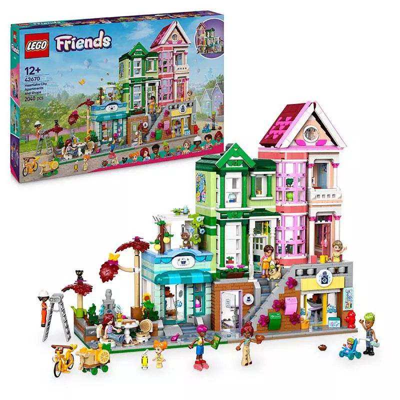 LEGO Friends Heartlake City appartementen en winkels 42670