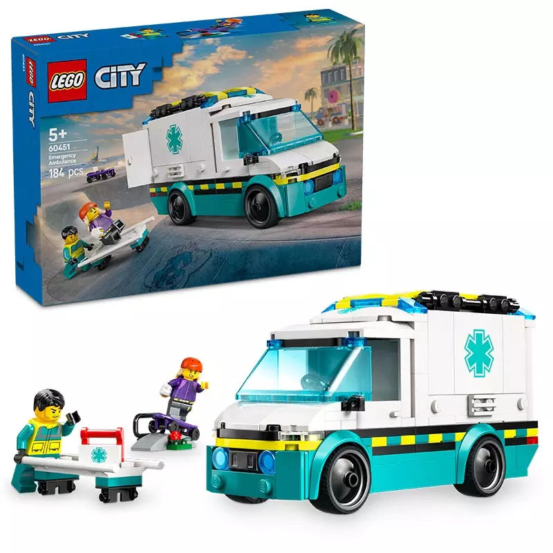 LEGO City Ambulance bouw- en speelset 60451